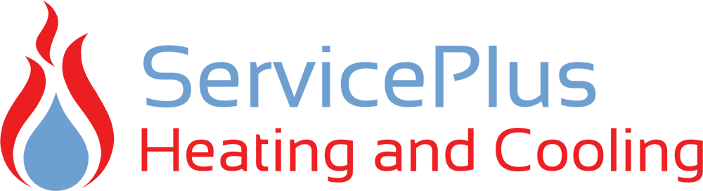 ServicePlus red and blue transparent logo