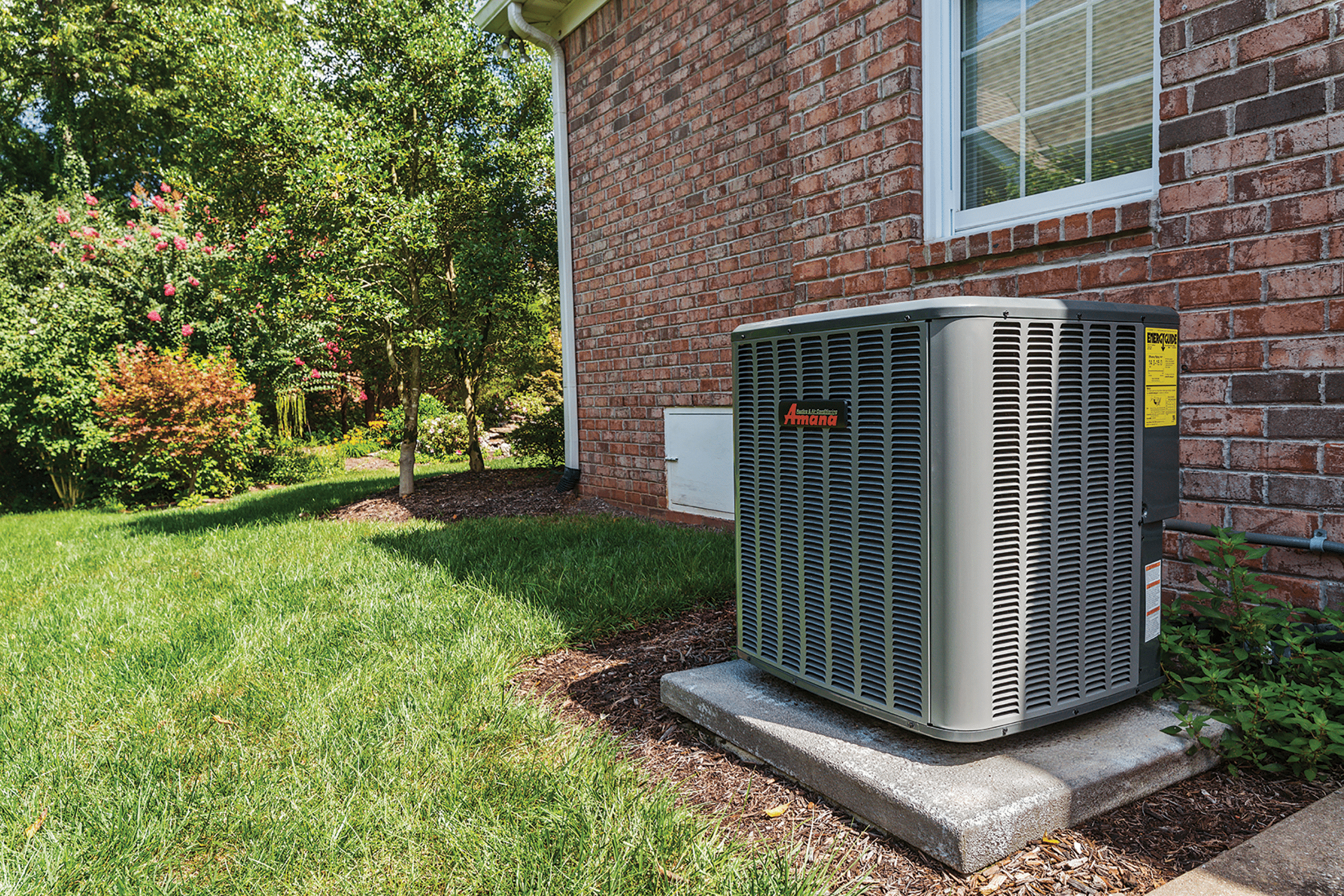 Amana heat pump outside