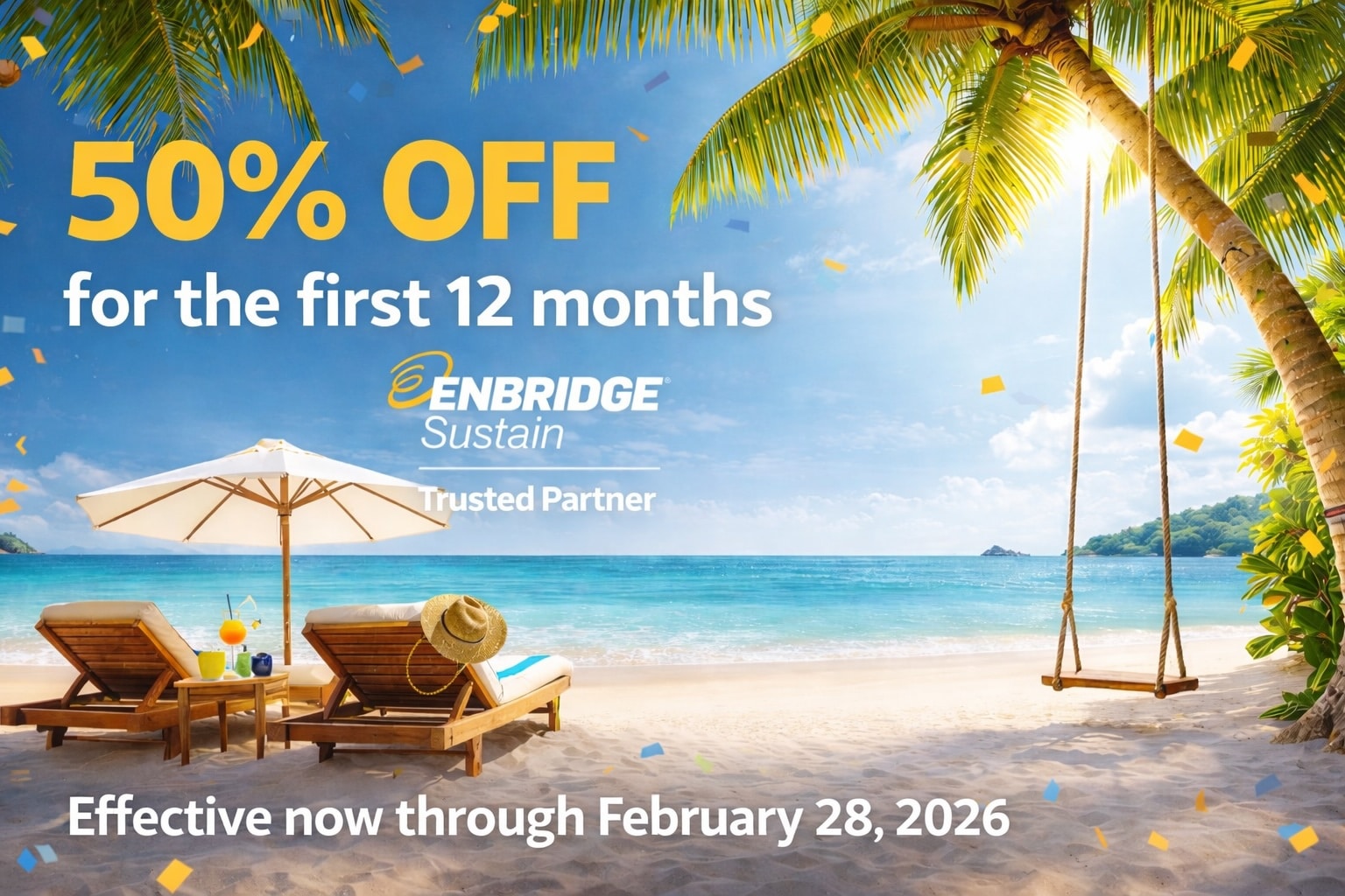 Enbridge Sustain rental promotion