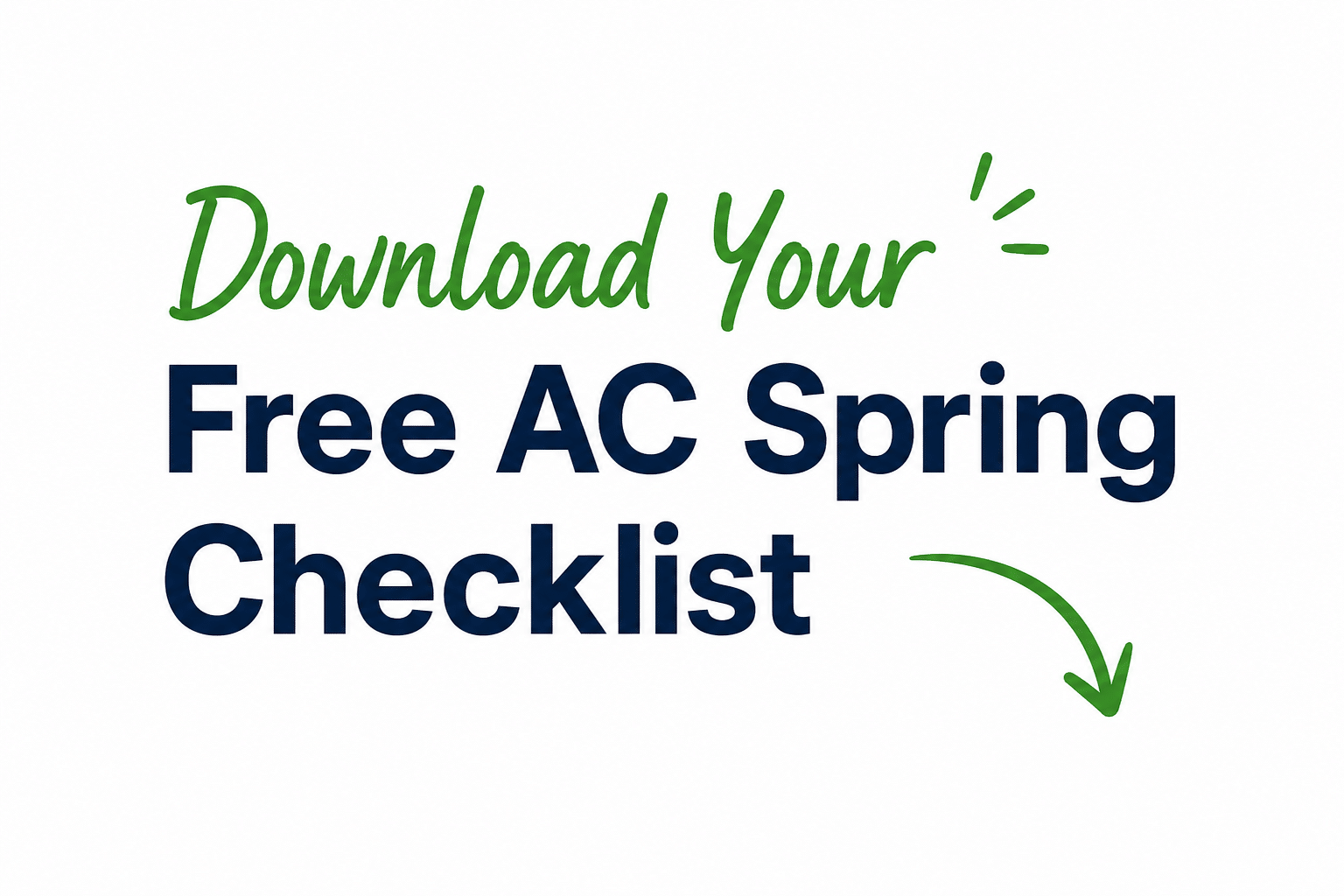 Download the free ac spring checkist
