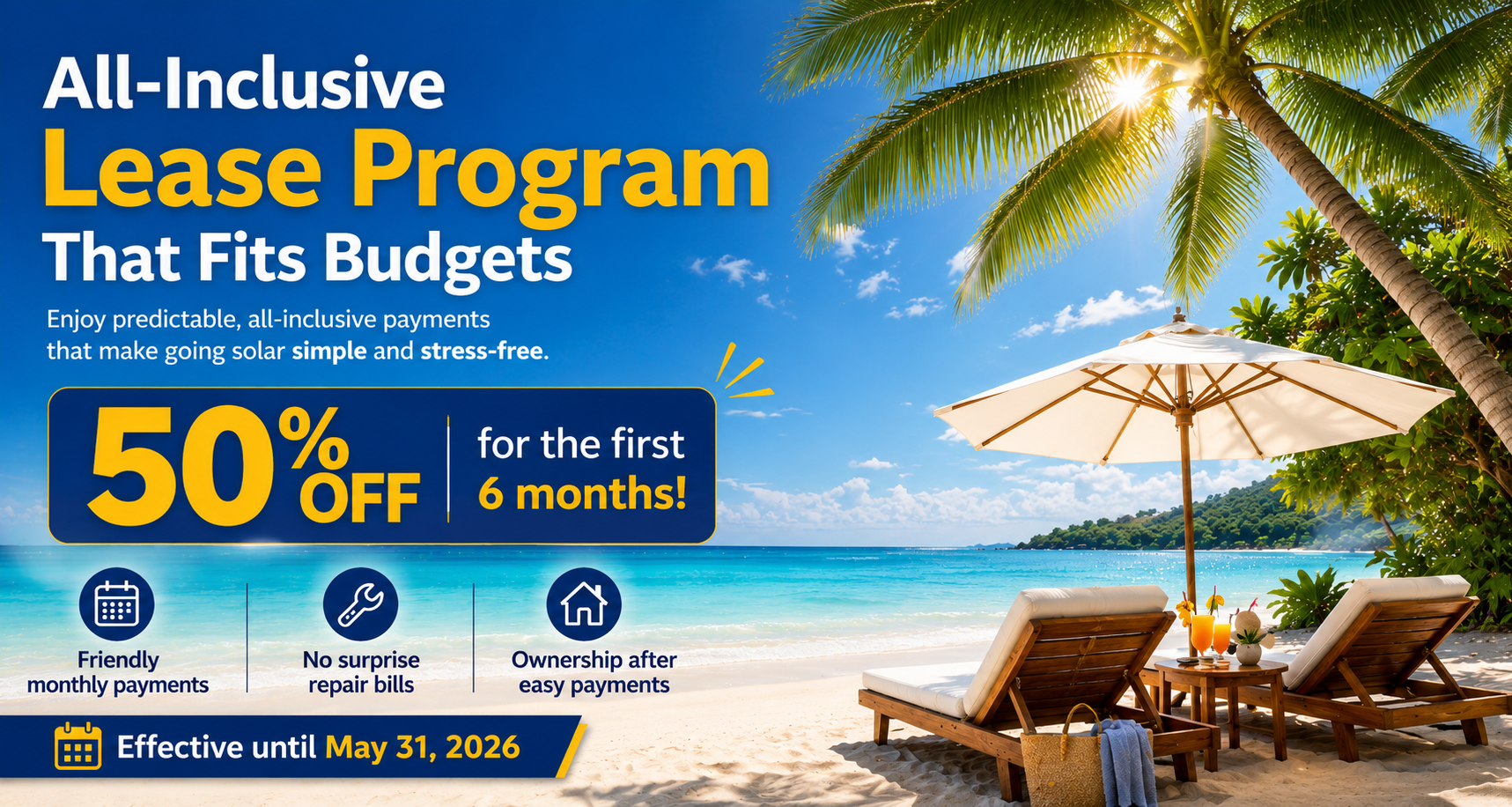 Enbridge Sustain rental program 50% promo